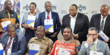 Stakeholders from the Ministry of Education and Training and UNICEF Eswatini at the launch of the National Quality Assurance Framework. 📸: UNICEF Eswatini