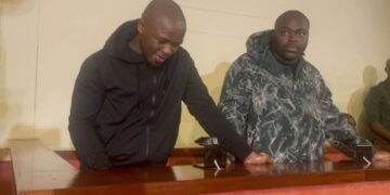 Siyabonga Ndimande and Malusi Ndimande were arrested by the eSwatini police and Interpol on 24 February 2025. Picture: X/@Am_Blujay
