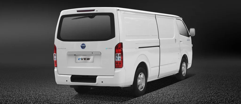 sliding doors and high-roof design offer easy access and ample space for loading and unloading cargo.