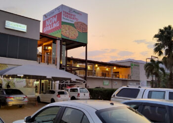 Galito's Corner Plaza. Photo, Sketch Design