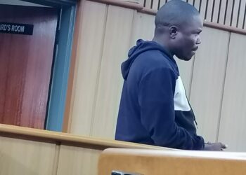 Sphepho Dlamini in court. Photo, Sithembiso Sihlongonyane