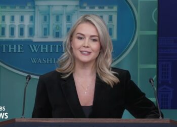 White House press secretary Karoline Leavitt