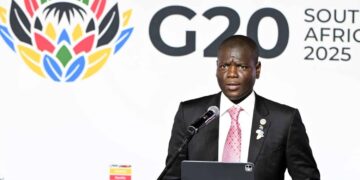 South Africa's International Relations Minister Ronald Lamola at the G20 Summit in Johannesburg on 22 November 2025. Picture: Supplied/GCIS