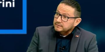 Fernando Espinoza speaking during an interview on Eswatini TV