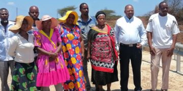 Lubilini MP, Dr Tambo Gina with community members during the event. (Pic, Sithembiso Sihlongonyane)