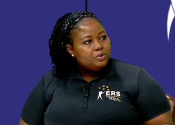 Cebolenkhosi Mahlalela, the manager of taxpayer education and information. Photo: Screengrab from Eswatini TV video