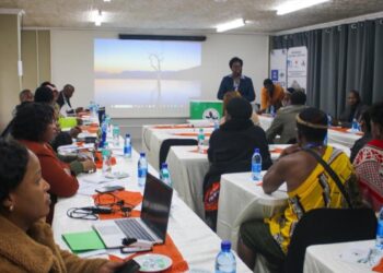 Delegates engage in a training session during the living heritage workshop. Photo by ENTC.