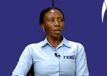 Precious Chauya during the Eswatini TV tax talk segment where she explained the new traveler allowance. Photo by screengrab from Eswatini TV interview.