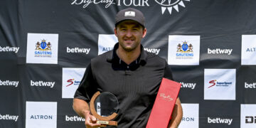 KILLARNEY, SOUTH AFRICA – October 30: Winner Daniel Cronie during day 3 of the Betway Big Easy at Killarney Country Club on August 30, 2025 in Houghton, South Africa. . (Photo by Deon van der Merwe/Sunshine Tour)