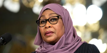 Tanzanian President Samia Suluhu Hassan