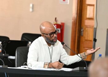 Vusimuzi ‘Cat’ Matlala testifies at the Parliamentary Ad Hoc Committee inquiry into alleged corruption and political interference in the criminal justice system at Kgosi Mampuru Correctional Facility on November 26, 2025 in Pretoria, South Africa. Picture: Gallo Images/Lefty Shivambu