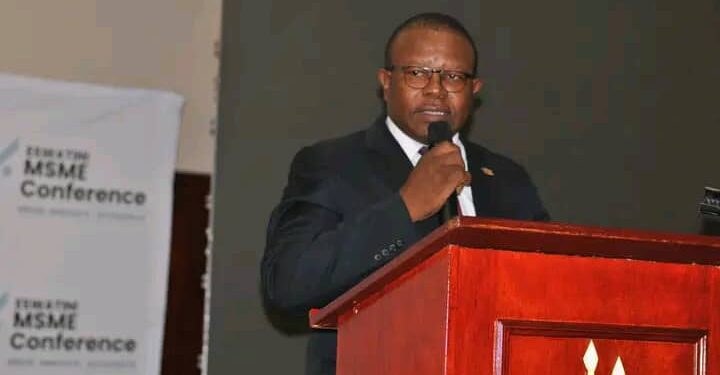 Minister of Commerce, Industry and Trade Manqoba Khumalo. (Pics, Samukelisiwe Mavimbela)