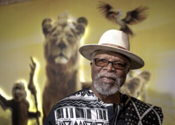 South African actor, director and playwright John Kani. (Photo by MARCO LONGARI / AFP) (Photo by MARCO LONGARI/AFP via Getty Images)