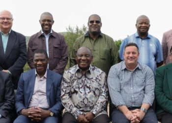 Leaders of South Africa’s Government of National Unity at the Cradle of Humankind retreat discussing economic, social, and security priorities. Picture SA Government