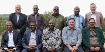 Leaders of South Africa’s Government of National Unity at the Cradle of Humankind retreat discussing economic, social, and security priorities. Picture SA Government