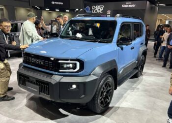 Exterior shot of the Toyota Land Cruiser FJ unveiled at the Japan Mobility Show in Tokyo. (Picture: Jaco van der Merwe)