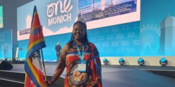 Tsidiswa Mhlanga participates in the One Young World Summit 2025 in Munich Germany Photo credit Facebook