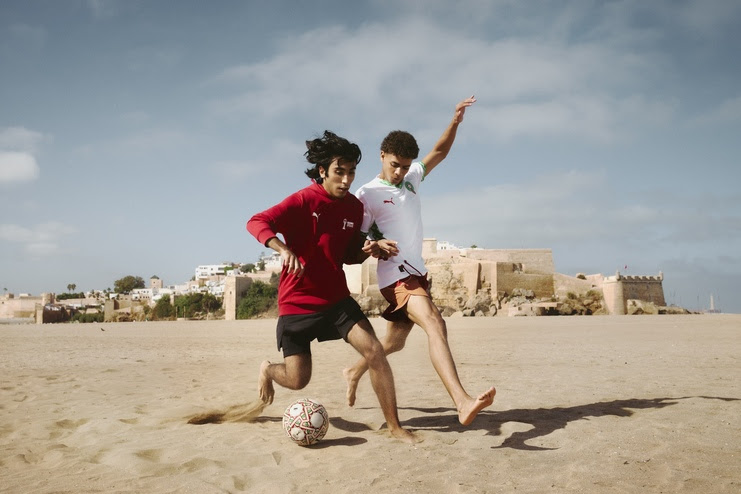 Models showcase PUMA apparel during the AFCON 2025 campaign. Photo credit PUMA