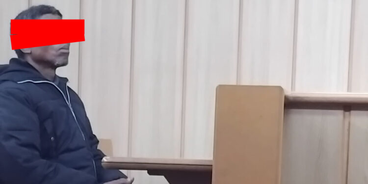 65-year-old accused appears in the dock at Mbabane Magistrates Court facing charges of sexual assault against a three-year-old child.