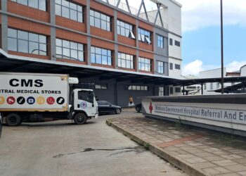 Central Medical Stores deliveries arrive at Mbabane Government Hospital on 31 January 2025 as part of ongoing distribution of medical and pharmaceutical supplies nationwide. Photo: Ministry of Health