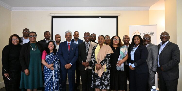 Delegates from Fincorp, WASME and government stakeholders gather in Mbabane during the high level mission to strengthen Eswatini’s MSME sector.