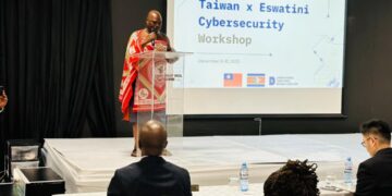 Minister of Public Service Mabulala Maseko addressing participants during the digital transparency and disinformation workshop in Ezulwini. Photo credit Ministry of Foreign Affairs and International Cooperation.