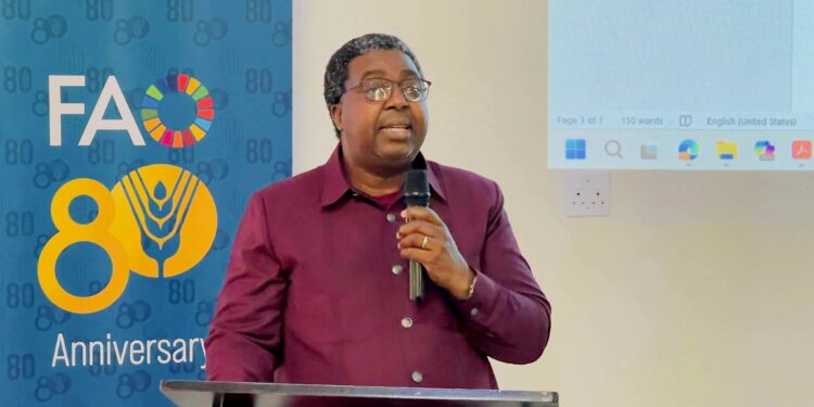 Principal Secretary for the Ministry of Agriculture Sydney Simelane during the engagement on Country Programming Framework (CPF)