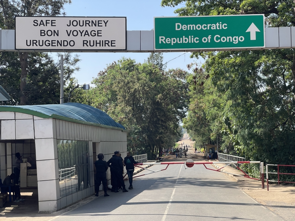 Bugarama-Kamanyola border post has seen hundreds of refugees fleeing from conflict in South Kivu since December 2. Photo credit: The New Times
