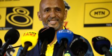 Miguel Cardoso,manager of South African Premiership club Mamelodi Sundowns