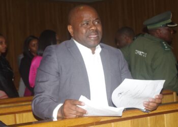 Former Eswatini Member of Parliament, Mthandeni Dube during one of his court appearances. Photo by the Times of Eswatini
