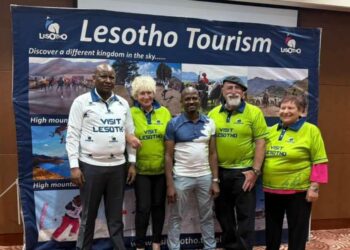 Lesotho’s tourism delegation with Globe Trotters SA Ltd representatives during their working visit. Photo by Ministry of Foreign Affairs and International Relations.