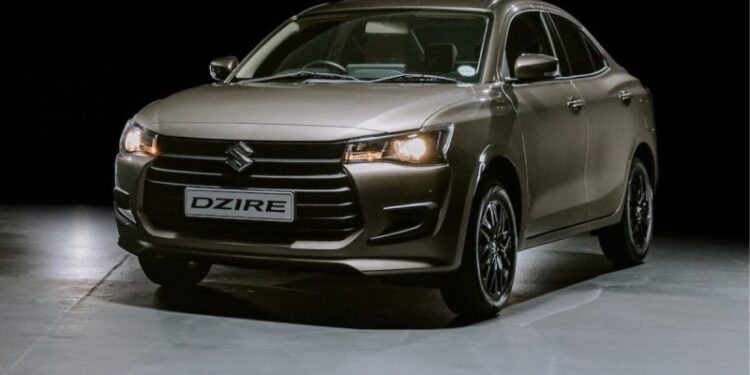 Exterior of the updated Suzuki DZire. Photo credit: Suzuki SA