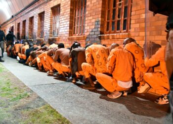 Inmates at a South African correctional facility face overcrowded conditions. Photo by Eugene Coetzee.