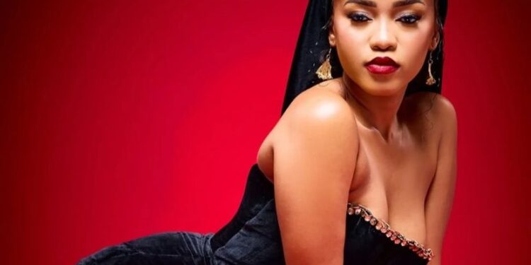 Zee Nxumalo claims top spot as most streamed female artist on Spotify. Photo, Instagram