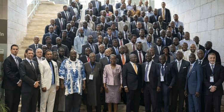 National Olympic Committees from across Africa. Photo by EOCGA/Facebook
