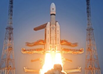 India's LVM3-M6 rocket successfully launches the BlueBird 6 satellite. Photo by X/@isro