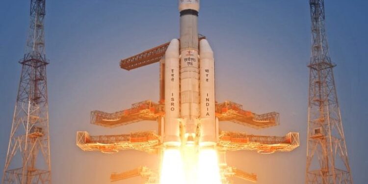 India's LVM3-M6 rocket successfully launches the BlueBird 6 satellite. Photo by X/@isro