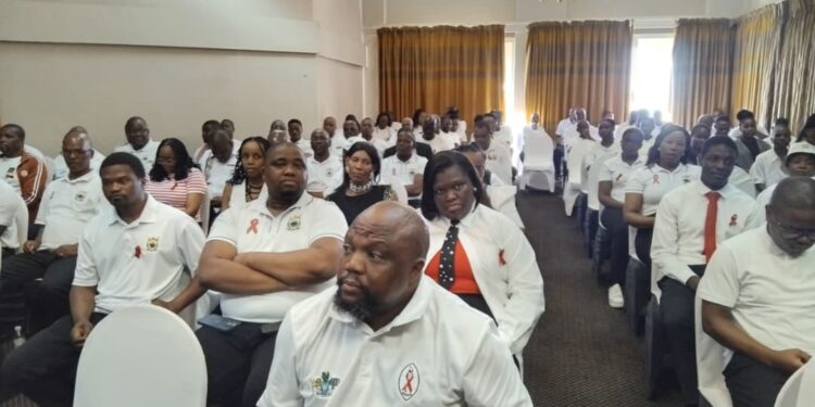 Some of the participants during the Mbabane World AIDS Day commemoration