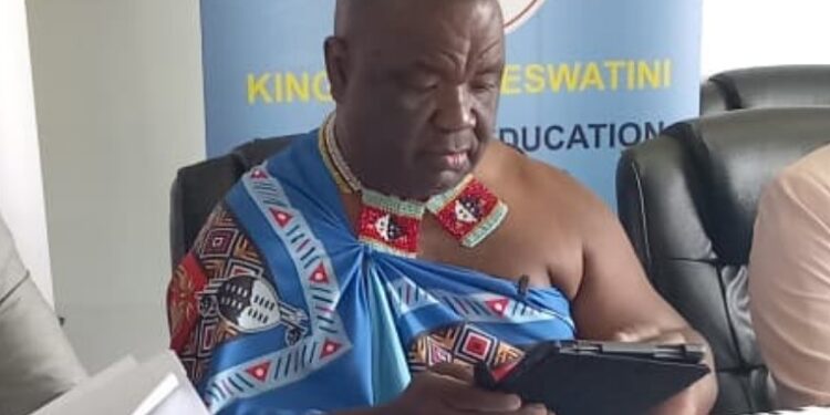 The Minister of Education and Training, Honourable Owen Nxumalo