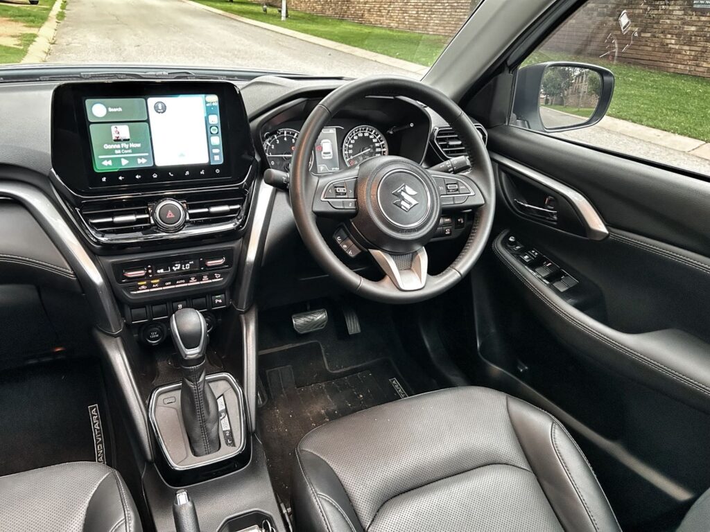 Interior of the Suzuki Grand Vitara, showcasing the well-appointed cabin. Picture: Jaco van der Merwe