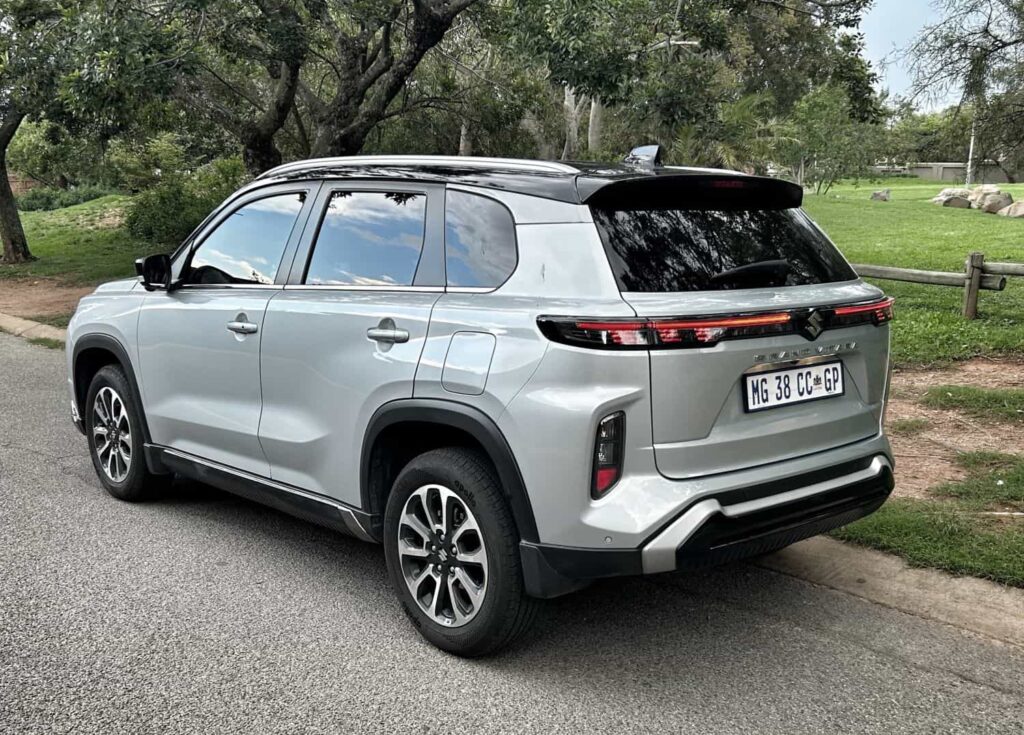 Exterior view from the back, emphasizing the vehicle's sleek profile. Picture: Jaco van der Merwe
