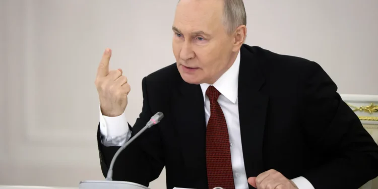 Putin during a State Council meeting at the Kremlin Photo: Contributor/Getty Images