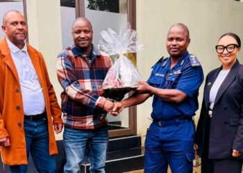 Mbabane city leaders and stakeholders at the farewell for Senior Superintendent Sabelo Dlamini.