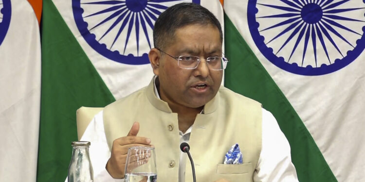 Randhir Jaiswal, Official Spokesperson, Ministry of External Affairs, India