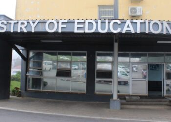 Entrance to the Ministry of Education and Training headquarters in Mbabane