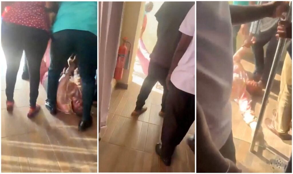 A combination image of screengrabs from a video posted on social media and shared with Reuters shows Rabbiatu Kuyateh, a Sierra Leonean woman who spent nearly three decades in the United States before being deported to Ghana in November 2025, being dragged toward a van as Ghanaian authorities prepared to fly her to Sierra Leone. Handout via REUTERS THIS IMAGE HAS BEEN SUPPLIED BY A THIRD PARTY