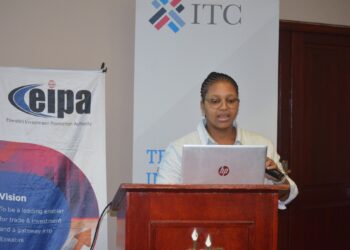 EIPA Manager for External Trade Promotion, Thandeka Dlamini, at an EIPA event in December 2025. Photo credit: EIPA