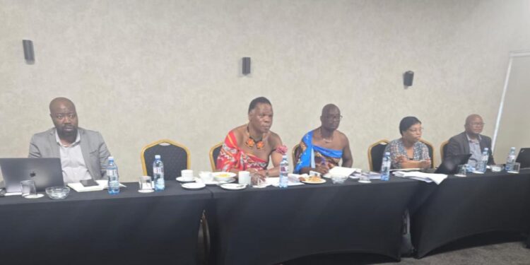 HRH Prince Lonkhokhela meets Eswatini High Commissioner to Malaysia Ambassador Menzie Dlamini during discussions on proposed energy projects under the TICAD and Korea Africa Energy support programmes.