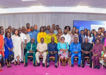 Stakeholders from across Ghana’s tourism industry pose for a group photo during the Ghana Tourism Authority’s first stakeholder engagement meeting for 2026 held in Accra on Monday, 12 January 2026. Photo credit: Ghana Tourism Authority