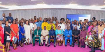 Stakeholders from across Ghana’s tourism industry pose for a group photo during the Ghana Tourism Authority’s first stakeholder engagement meeting for 2026 held in Accra on Monday, 12 January 2026. Photo credit: Ghana Tourism Authority